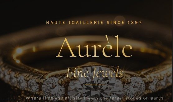 Aurele Fine Jewels luxury jewellery website design by NOXLY Studio