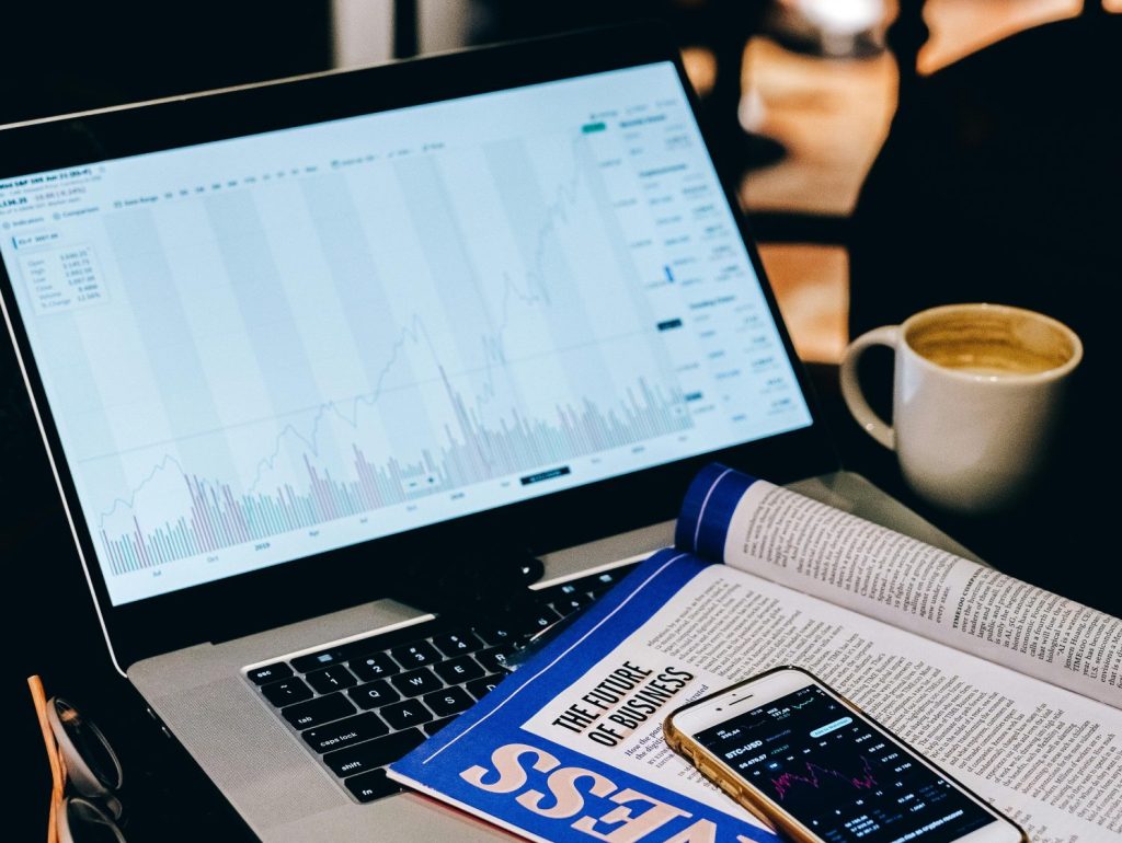 Google Analytics dashboard showing web design results for UK businesses