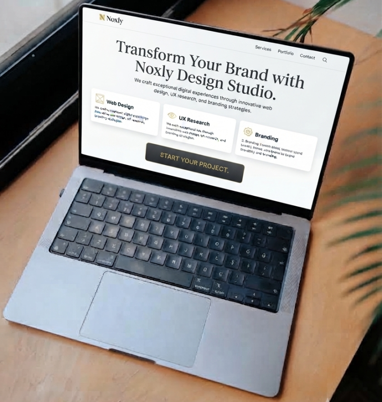 noxlystudio landing page